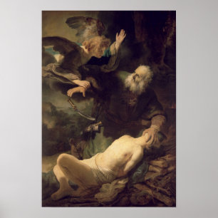 The Sacrifice of Abraham, 1635 Poster
