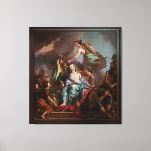 The Sacrifice of Iphigenia by Charles de La Fosse Leinwanddruck