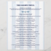 The Sailor’s Trivia Challenge (Vorderseite)