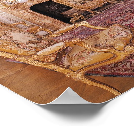 The Salon Chinois, c.1740 Poster (Ecke)