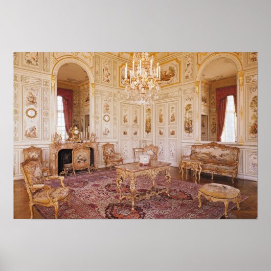 The Salon Chinois, c.1740 Poster (Vorne)