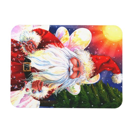The Santa Fairy Magnet (Horizontal)