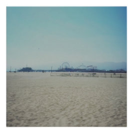 The Santa Monica Pier  Poster