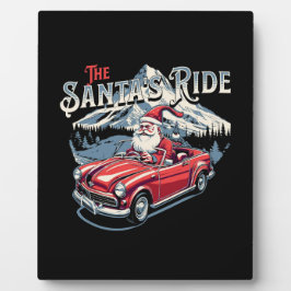 The santa's ride. fotoplatte