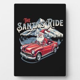 The santa's ride. fotoplatte