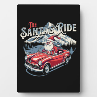 The santa's ride. fotoplatte