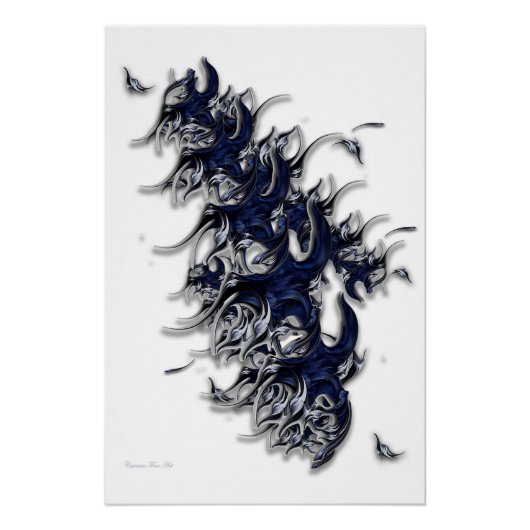 "The Sapphire Poetry", Glossy Poster (Vorderseite)