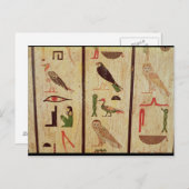 The sarcophagus of Psamtik I (664-610 BC) detail o Postkarte (Vorne/Hinten)