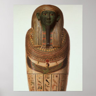 The sarcophagus of Psamtik I (664-610 BC) Late Per Poster