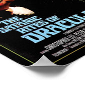 "The Satanic Rites of Dracula" (1973) Movie Poster (Ecke)