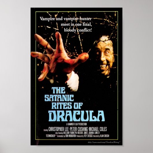 "The Satanic Rites of Dracula" (1973) Movie Poster (Vorne)