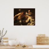 The Satyr - Johann Liss German Fine Art Poster (Küche)