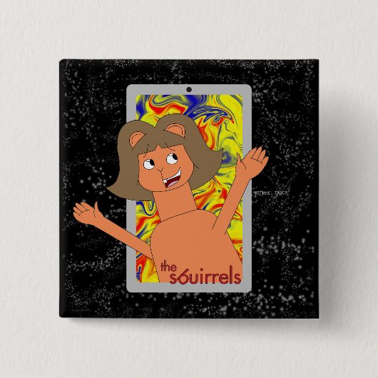 The Sbuirrels #8: "Dumb Smartphone Ad" Cover, 2020 Button (Vorderseite)