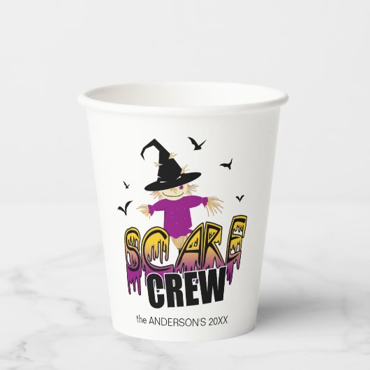 The Scare Crew Welcome Lila ID1002 Pappbecher (Vorderseite)