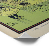 The Scarecrow Sat on the Big Throne. Poster (Ecke)