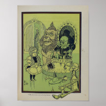 The Scarecrow Sat on the Big Throne.