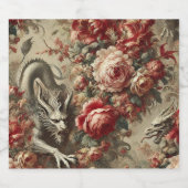 The Scarlet Thicket – Gothic Mythic Design Bierflaschenetikett (Einzelnes Label)