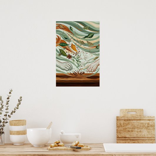 The Scent of Connection Poster (Küche)