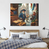 The Scholar’s Market Leinwanddruck (Insitu (Schlafzimmer))