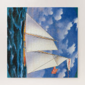 The Schooner Yacht "America" von James Bard Puzzle (Horizontal)