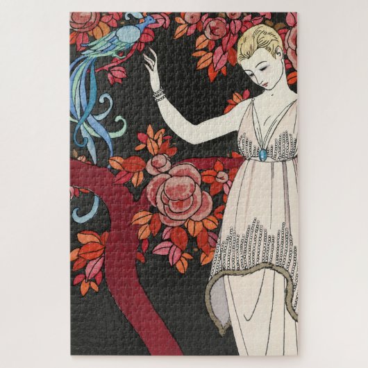The Science Tree Abend Dress - George Barbier Puzzle (Vertikal)
