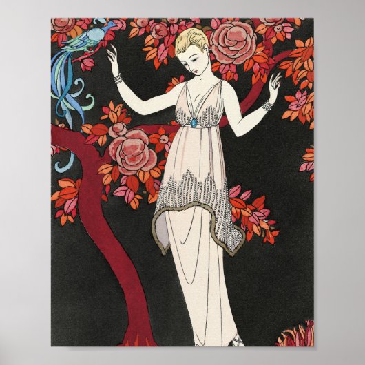 The Science Tree Evening Dress - George Barbier Poster (Vorne)