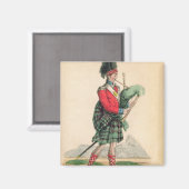 The Scotch Piper Magnet (Vorderseite/Rückseite)