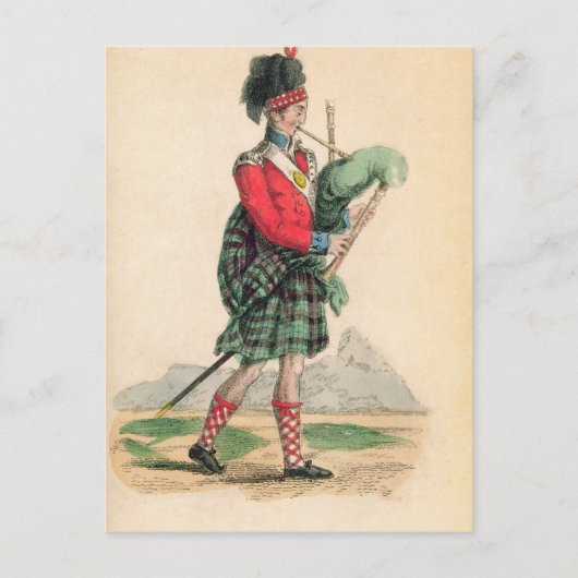 The Scotch Piper Postkarte (Vorderseite)