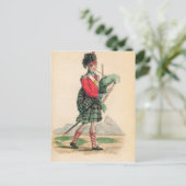 The Scotch Piper Postkarte (Stehend Vorderseite)