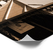 The Scott Memorial Sepia Poster (Ecke)