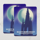 The Scott Monument, Edinburgh, Schottland (Vorne/Hinten)