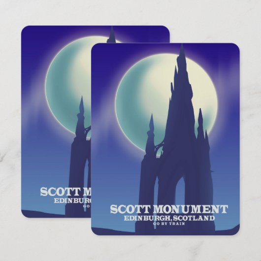 The Scott Monument, Edinburgh, Schottland (Vorne/Hinten)