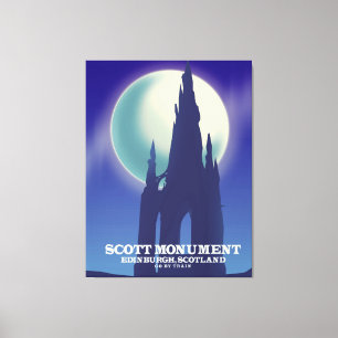 The Scott Monument, Edinburgh, Schottland Leinwanddruck