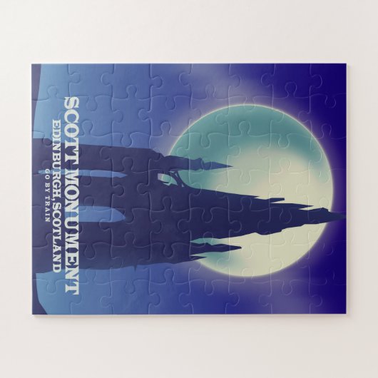 The Scott Monument, Edinburgh, Schottland Puzzle (Horizontal)