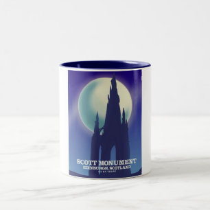 The Scott Monument, Edinburgh, Schottland Zweifarbige Tasse