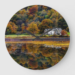 The Scottish Highlands in Argyl Große Wanduhr