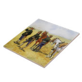 "The Scouting Party" von Frederic Remington Fliese (Seite)