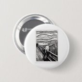 the scream by Edvard Munch Button (Vorne & Hinten)