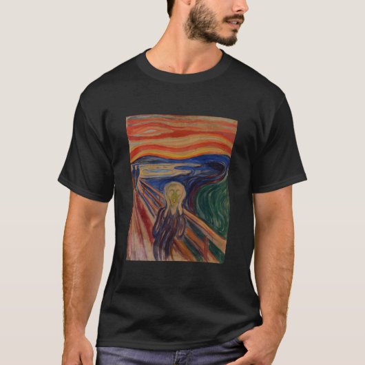 The Scream by Edvard Munch – Iconic Art T-Shirt (Vorderseite)