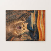The Scream Cat Parody Art Puzzle (Horizontal)