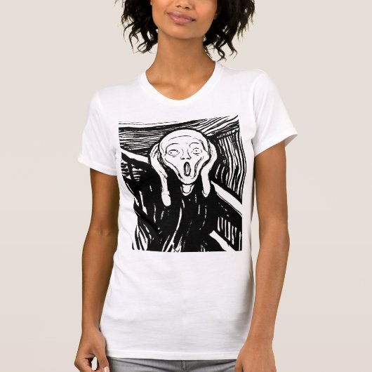 The Scream – Edvard Munch Art T-Shirt (Vorderseite)