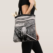 The Scream – Edvard Munch – Custom Text Tasche (Von Nahem)