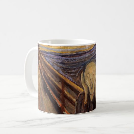 The Scream - Edvard Munch Kaffeetasse (Vorderseite Links)