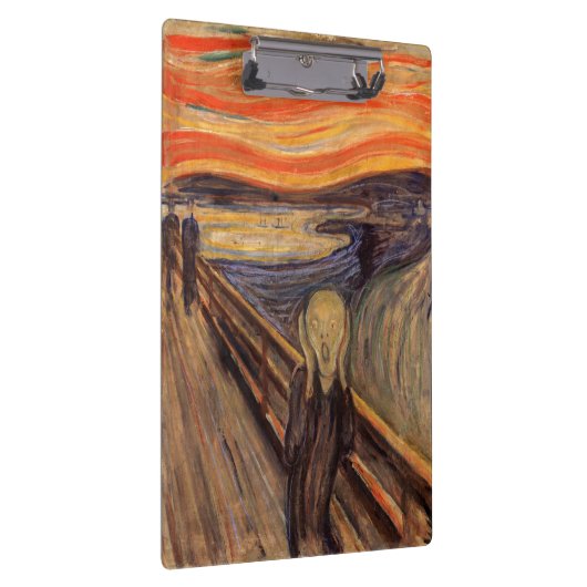 The Scream - Edvard Munch Klemmbrett (Rechts)