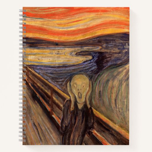 The Scream - Edvard Munch Notizblock (Vorderseite)