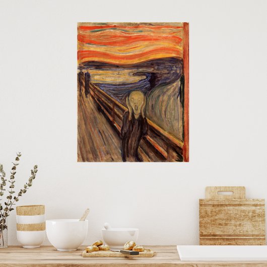 The Scream - Edvard Munch Poster (Küche)