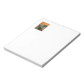 The Scream Munch Modern Art Abstract Notizblock (Rotiert)