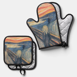 The Scream Ofenhandschuh & Topflappen-Set