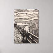 "The Scream" von Edvard Munch - 1895 - Norwegen Leinwanddruck (Vorderseite)