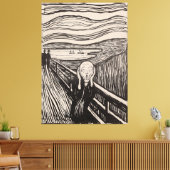 "The Scream" von Edvard Munch - 1895 - Norwegen Leinwanddruck (Insitu (Wohnzimmer))